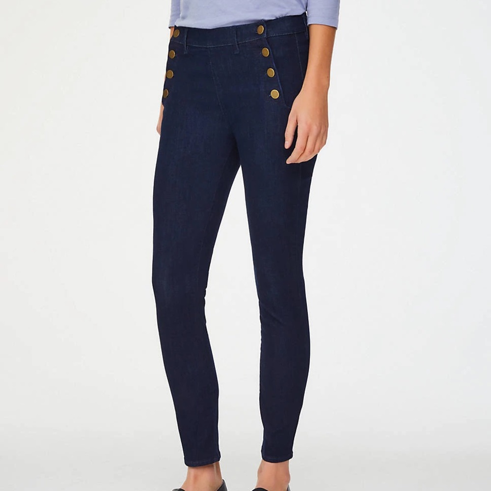 Loft Skinny Sailor Jeans Size 28 6